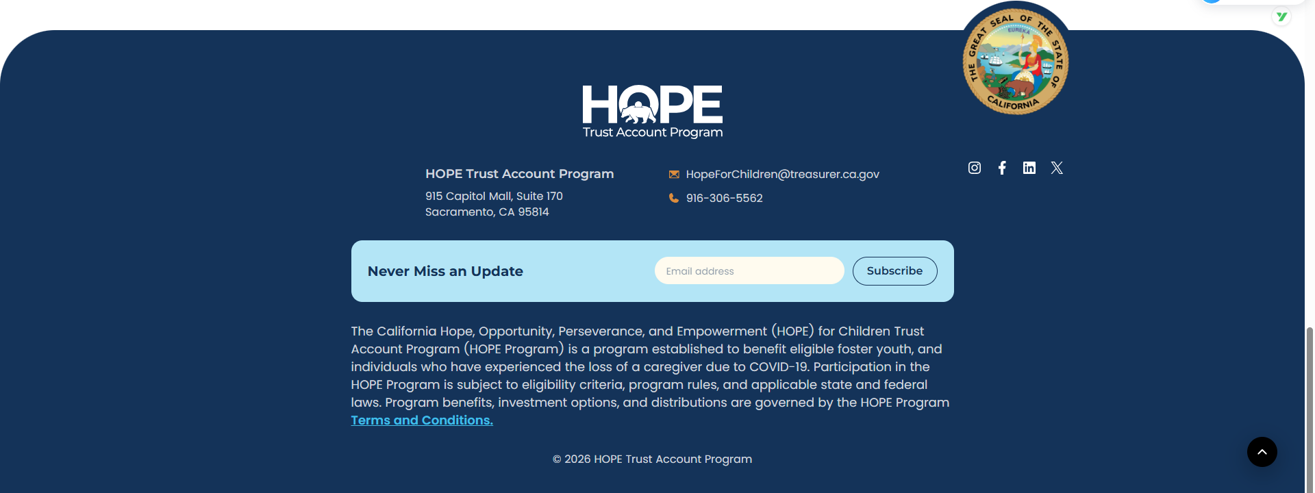 加州青少年可申请3,000美元！加州财政部长马世云推动HOPE信托账户计划